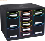 Exacompta Schubladenbox STORE-BOX MULTI 313914D 11 Sch&uuml;be harlekin/sch