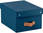 Leitz Archivbox Puro Klein mit Deckel nachtblau 2 St&uuml;ck
