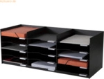 Paperflow Formularbox stapelbar HxTxB 31,3x32,7x75,5cm 15 F&auml;cher PS (P