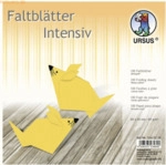 Ludwig B&auml;hr Faltbl&auml;tter Intensiv Uni 20x20cm VE=100 Blatt maisgelb