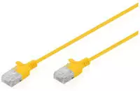 Assmann DIGITUS CAT 6 U-UTP Slim Patchkabel, 1,5 m, Gelb
