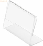 Deflecto Tischaufsteller Classic Image schr&auml;g A5 quer transparent