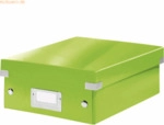 Leitz Organisationsbox Click & Store Wow Klein Graukarton gr&uuml;n