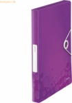 5 x Leitz Ablagebox Wow A4 PP 30mm violett