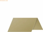 10 x Clairefontaine Tischkarte Pollen 85x80mm 210g VE=25 St&uuml;ck gold