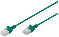 Assmann DIGITUS CAT 6 U-UTP Slim Patchkabel, 0,3 m, Gr&uuml;n