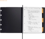 6 x Exacompta Meetingbook Exactive green filing A4 liniert schwarz