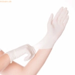 10 x Hygonorm Latex-Handschuh Skin Light gepudert M 24cm wei&szlig; VE=100 S