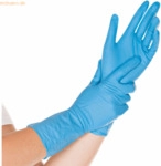 10 x HygoStar Nitril-Handschuh Super High Risk puderfrei S 30cm blau V
