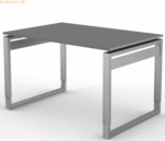Kerkmann Schreibtisch StageOne Form 5 BxT 120x80cm grafit