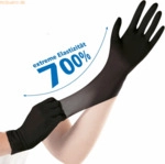 10 x HygoStar Nitril-Handschuh Safe Super Stretch puderfrei XL 24cm VE