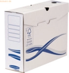 Bankers Box Archivschachtel 100mm Bankers Box Basic 97x250x325mm wei&szlig;/