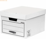 Bankers Box Aufbewahrungsbox Bankers Box 320x250x390 mm wei&szlig; VE=10 St&uuml;
