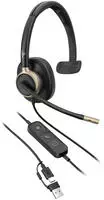 Hewlett Packard Poly Mission 815 Monaural USB Wired Headset (Bulk)