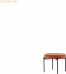Paperflow Hocker GAIA GBRV.01.27 rund Samt schwarz/rost