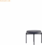 Paperflow Hocker GAIA GBRT.01.14 rund Stoff schwarz/grau