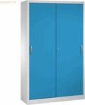 CP Werkzeugschrank 204900S10080 4 B&ouml;den 1950x1200x400mm lichtgrau/lich