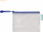 Tarifold Rei&szlig;verschlusstasche PVC blau A6 175x125mm VE=8 St&uuml;ck