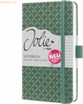 2 x Sigel Notizbuch Jolie Hardcover ca. A6 natural green 174 Seiten li