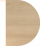mcbuero.de Ansatzplatte 60x80cm Systembohrung Eiche