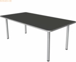 Kerkmann Schreibtisch Prime 200x100cm anthrazit