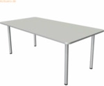 Kerkmann Schreibtisch Prime 200x100cm lichtgrau