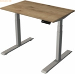Kerkmann Steh-/Sitztisch SmartOffice elektrisch Fu&szlig; silber 100x60x63-1