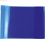 10 x HERMA Heftschoner Transparent Plus A5 quer blau