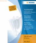 25 x HERMA Ausweish&uuml;lle 58x87mm f&uuml;r Kredit-/Scheckkarte