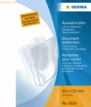 25 x HERMA Ausweish&uuml;lle 95x135mm f&uuml;r Fahrkarten