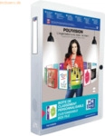 8 x Oxford Dokumentenbox polyvision A4 PP 40mm farblos