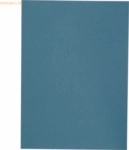 100 x Elba Aktendeckel Karton blau