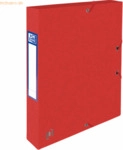 9 x Oxford Sammelbox Top File+ A4 40mm 390g/qm Multistrat rot