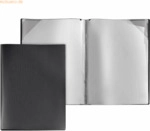 6 x Veloflex Sichtmappe Diamond A4 4 Sichttaschen schwarz