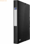 10 x Oxford Sammelbox Urban 4cm Breite PP blickdicht schwarz