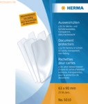 25 x HERMA Ausweish&uuml;lle 63x90mm Werk-/Sch&uuml;lerausweis