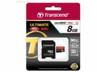 Transcend Transcend 8GB microSDHC Class 10 UHS-I + SD-Adapter