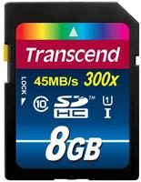 Transcend Transcend 8GB SDHC Class10 UHS-I 300x Premium