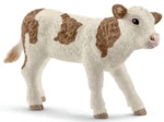 Schleich Spielzeugfigur Fleckvieh Kalb.