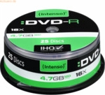 Intenso International Intenso DVD-R 4,7GB 16x Speed Cake Box 25