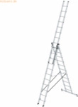 Munk Mehrzweckleiter 11109 3tlg nivello-Traverse 3x11 Sprossen