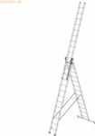 Munk Mehrzweckleiter 11144 3tlg nivello-Traverse 3x13 Sprossen