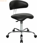 Topstar Drehhocker Sitness 40 ST290D10H Lehne Kunstleder schwarz
