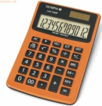 Olympia Tischrechner LCD_1000 P 12-stellig Batterie/Solar-Betrieb oran