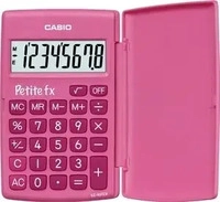 Casio LC-401LV-PK-W-A, Casio Taschenrechner LC-401 LV PK Blau, 8...
