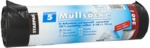 Papstar M&uuml;lls&auml;cke - 240 L LDPE schwarz 5 St&uuml;ck.