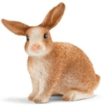 Schleich Spielzeugfigur Kaninchen.
