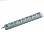 2 x Brennenstuhl Steckdosenleiste Primera-Line 8-fach 2m schaltbar sil