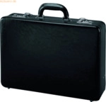 Alassio Attachekoffer Taormina 45x32,5x11(+2)cm Leder schwarz