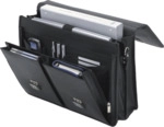 Alassio Aktentasche Veneto Leder schwarz